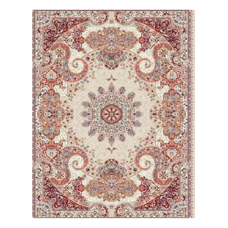 Grand Persian Medallion Rug – Premium Oriental Area Carpet in Crimson, Teal, or Ivory - CU04