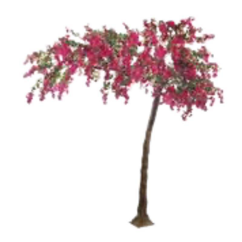 Artificial Magenta Bougainvillea Arch Tree – Tropical Canopy for Vivid Event Decor - T08