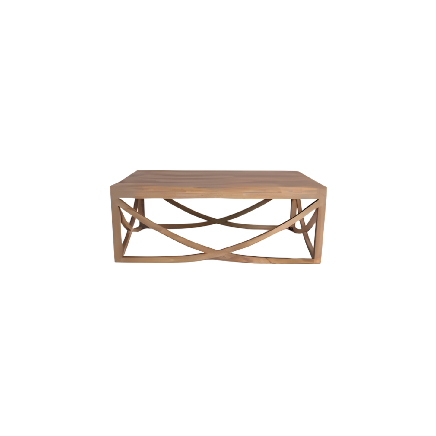 Wooden Coffee Table - Solid Wood Veneer & PLY Wood