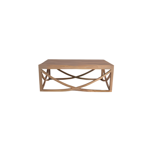 Wooden Coffee Table - Solid Wood Veneer & PLY Wood