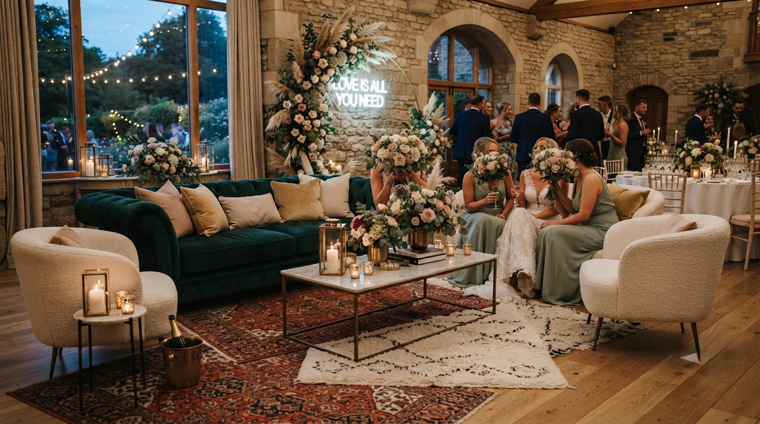 Wedding Lounge Styling: 2026 UK Trends for Luxury Seating Decor