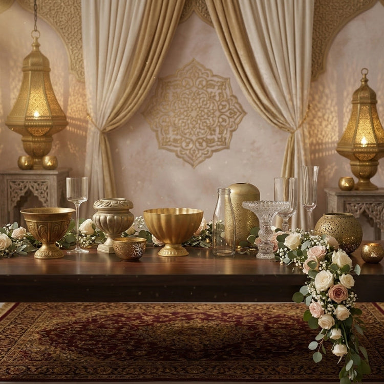 Decorative plant pots, dishes, and urns for weddings
