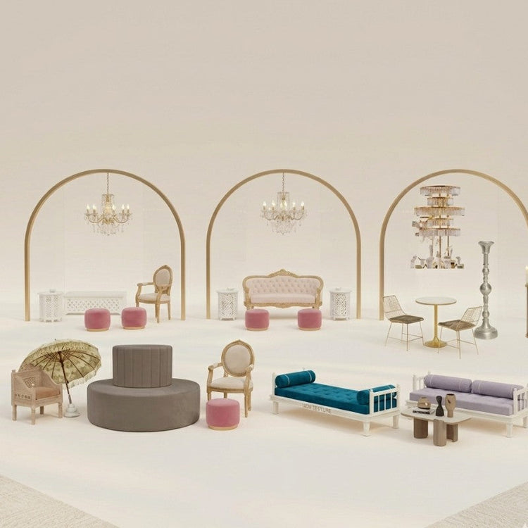 decorative wedding seating for events