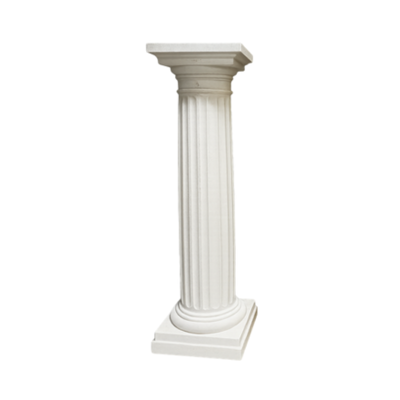 Roman Wedding Pillar - Decorative White Corinthian Column for Event Backdrops & Photography - T11