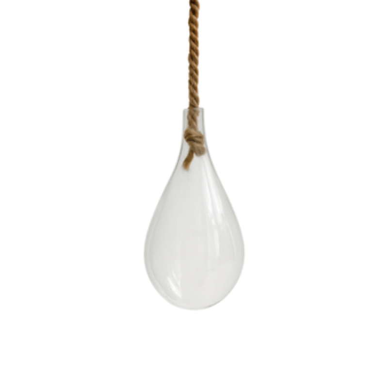 Hanging Teardrop Glass Terrarium - T16