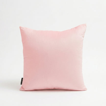 Blush Pink Velvet Cushion Covers – Soft Rose Luxury Throw Pillows - CU03