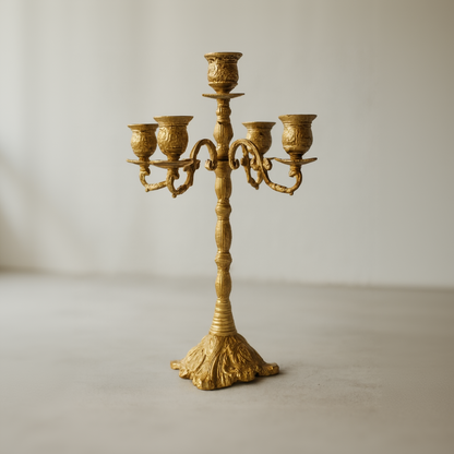 Gold candelabra 