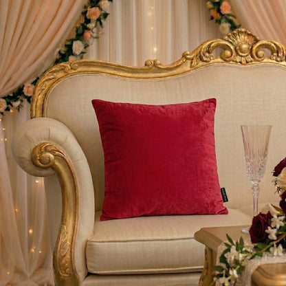 Cerise Pink Velvet Cushion Covers – Luxury Hot Pink Soft Touch Pillows - CU11