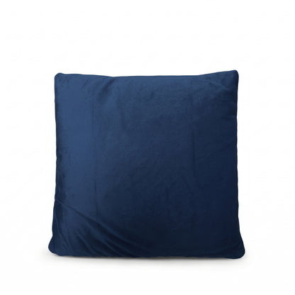 Set of 2 Navy Velvet Cushion Covers – Luxury Midnight Blue Soft Touch Pillows - CU08