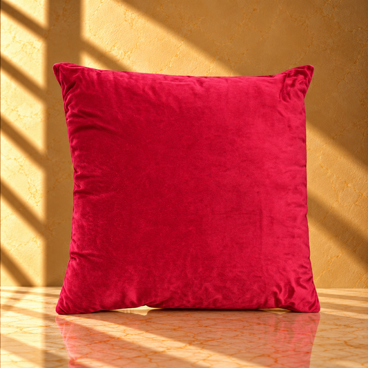 Cerise Pink Velvet Cushion Covers – Luxury Hot Pink Soft Touch Pillows - CU11