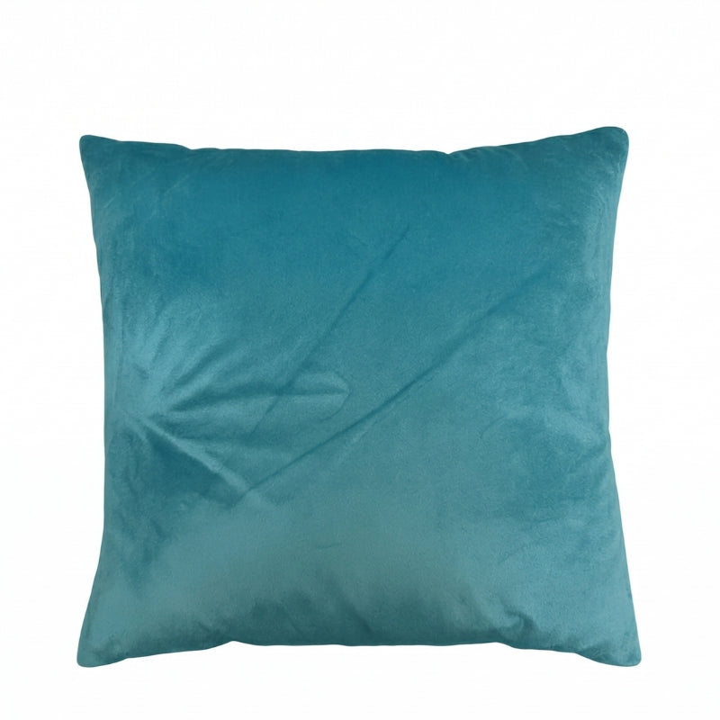 Teal Velvet Cushion Covers – Luxury Petrol Blue Soft Touch Pillows - CU06