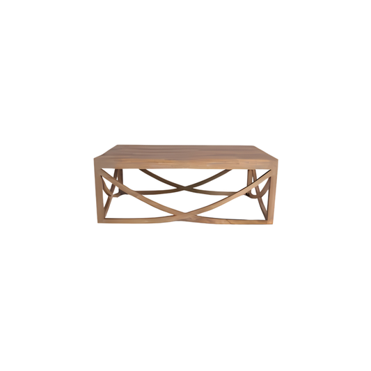 Wooden Coffee Table - Solid Wood Veneer & PLY Wood